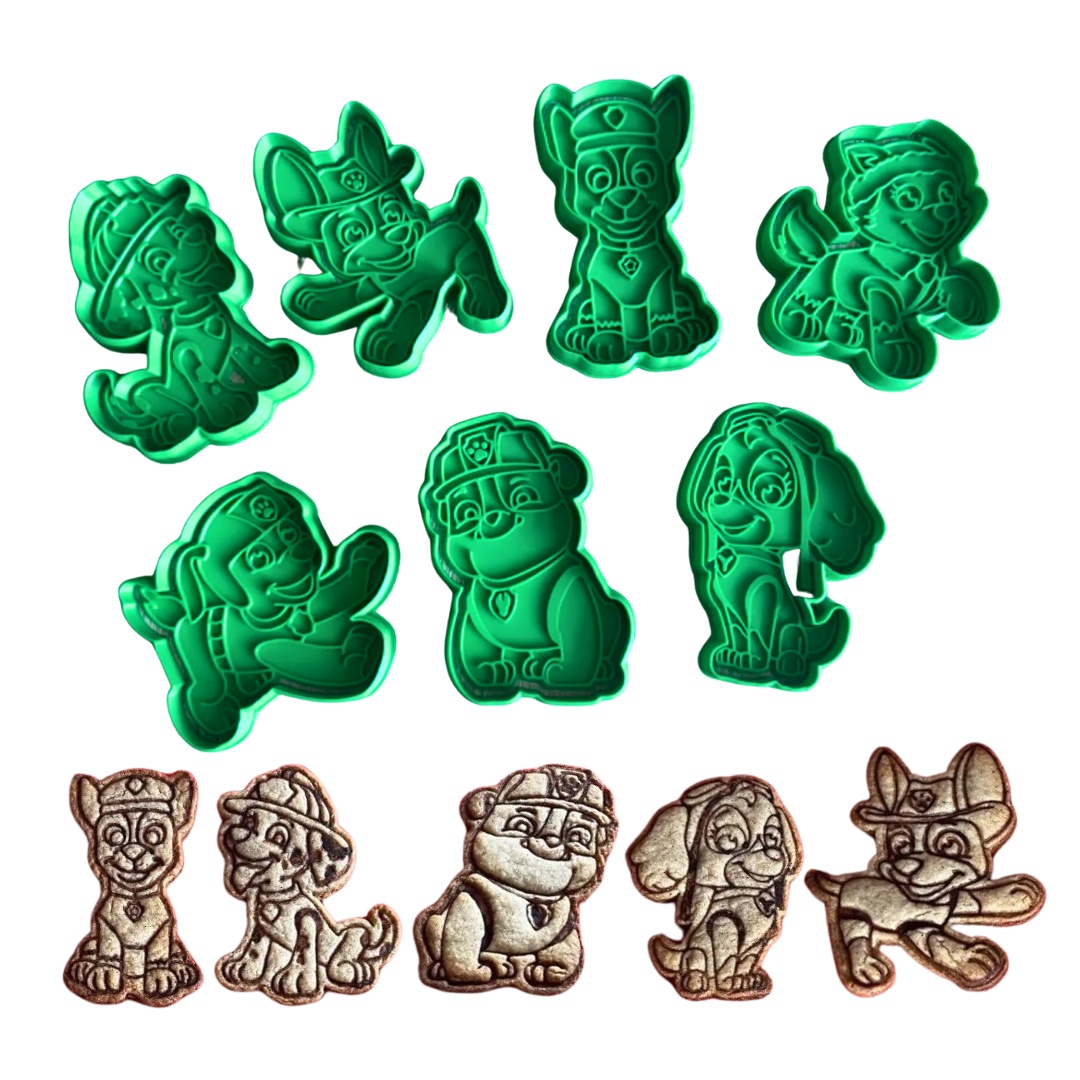 7-pack Paw Patrol kakformar