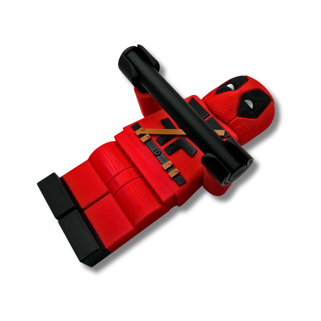 Toalettpappershållare DIY Deedpool Lego inspirerad 33cm