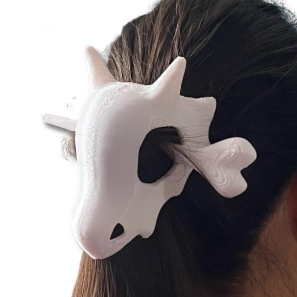 Cubone Pokemon skalle hårnål