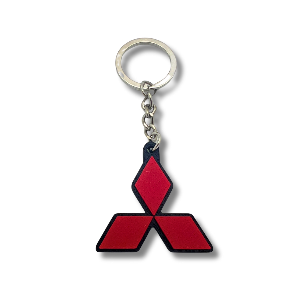 Nyckelring nyckelring emblem logotyp för Mitsubishi