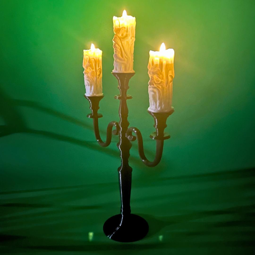 Soul-lit Ljusstake Halloween Decor DIY med LED-ljus