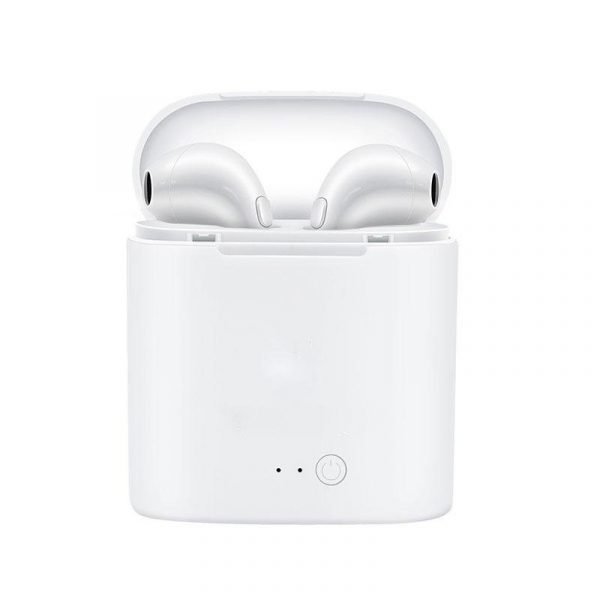 I7S TWS öronsnäckor trådlösa hörlurar mic laddningsbox