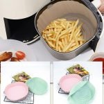 Airfryer Silikongryta Baktillbehör Ersättningskorg luftfritös