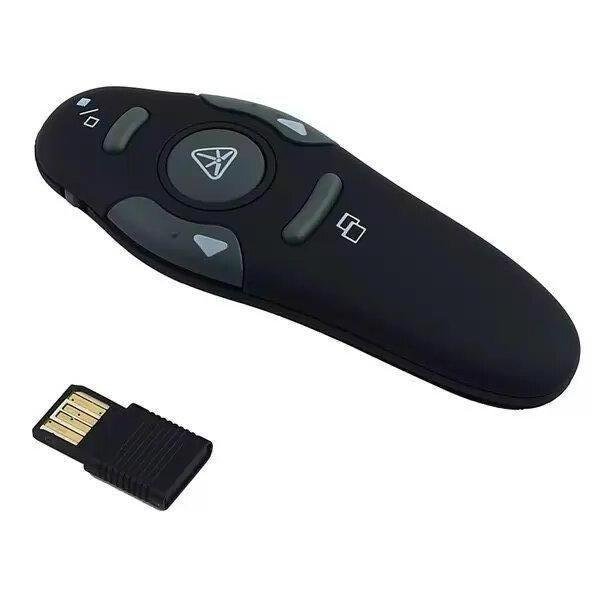 2,4 GHz trådlös PPT röd laserpekarpenna USB-fjärrkontroll