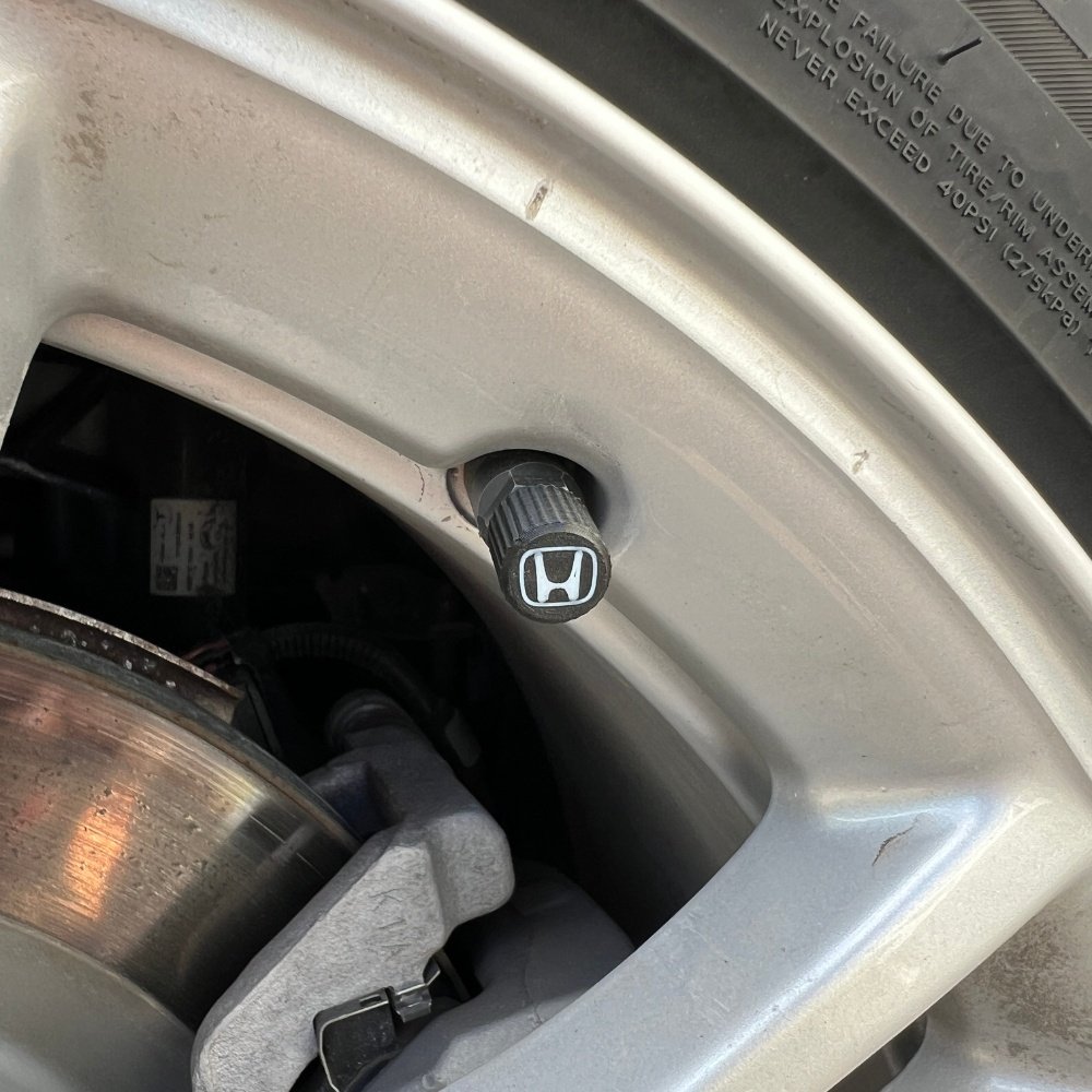 6x Bilhjul Däckventilkåpor Däckfälgstamskydd för Honda