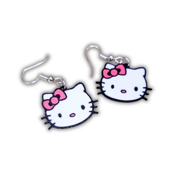 Hello Kitty-formade örhängen