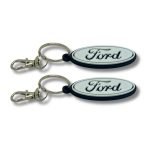 2x Nyckelring Clip On & Go karbinnyckelring för Ford