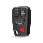 ABS utbyte Fjärrnyckel Fob shell 4 knapp för Volvo