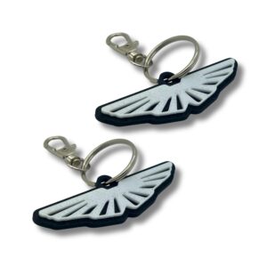 2x Nyckelring Clip On & Go karbinnyckelring för Aston Martin
