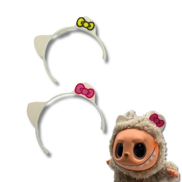 2-pack Hello Kitty-hårbandstillbehör till Labubu