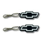 2x Nyckelring Clip On & Go karbinnyckelring för Chevrolet