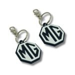 2x Nyckelring Clip On & Go karbinnyckelring för MG