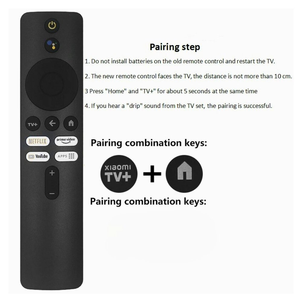 Fjärrkontroll XMRM-M3 för Xiaomi MI Box S 4K MI TV Stick