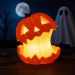 Pumpa Glowgut Halloween - Bordslampa med G9 LED