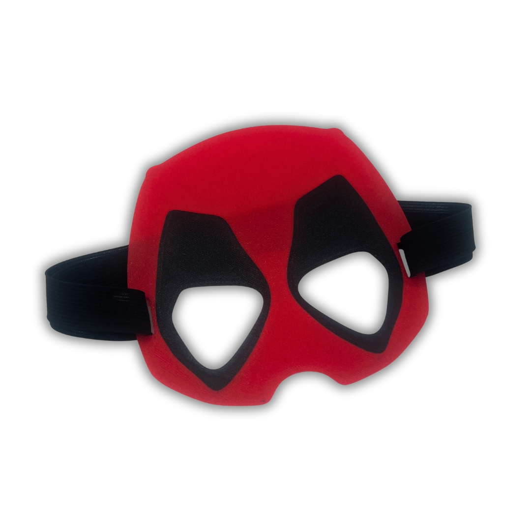 Deadpool-stil superhjältemask – cosplaydräkt för Halloween