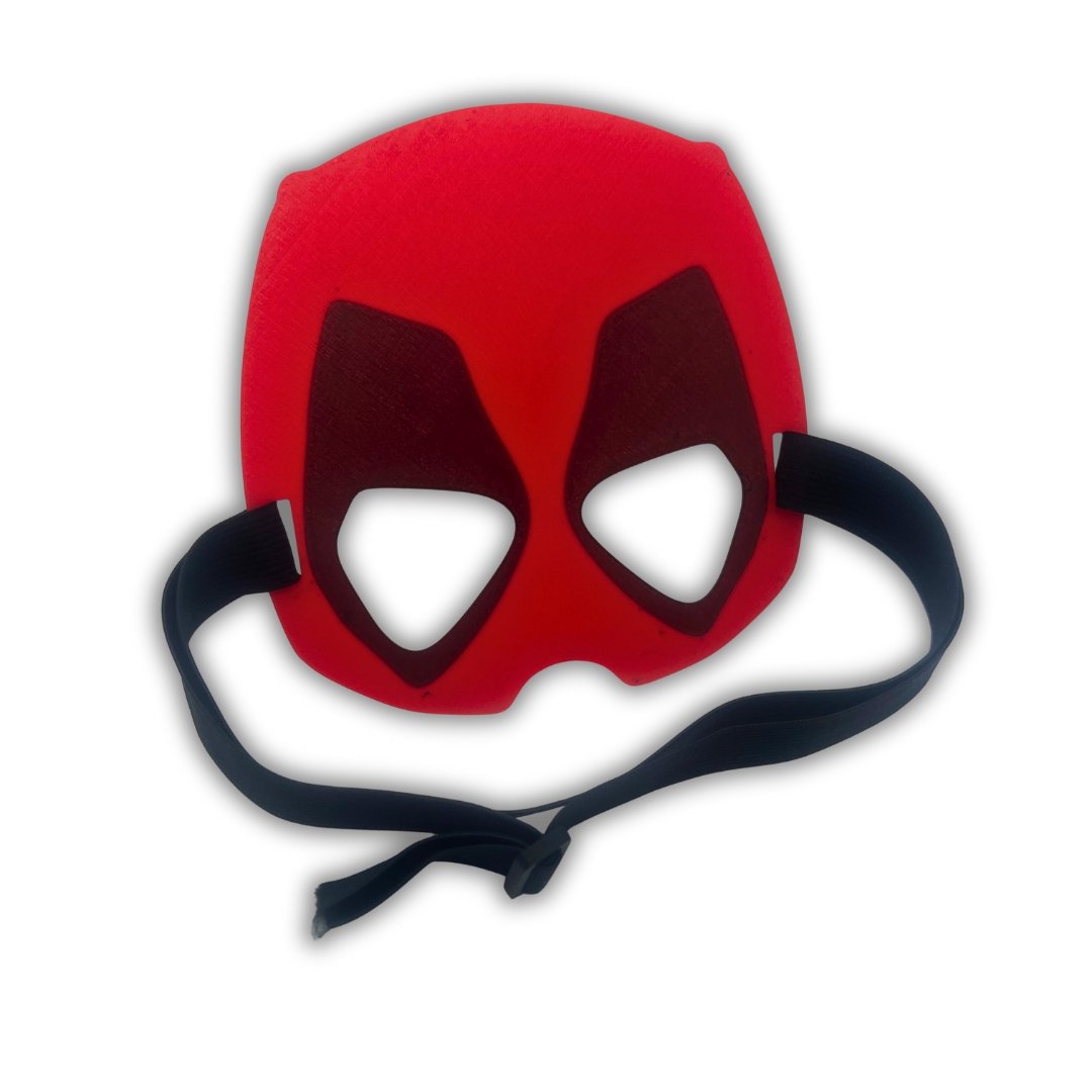 Deadpool-stil superhjältemask – cosplaydräkt för Halloween