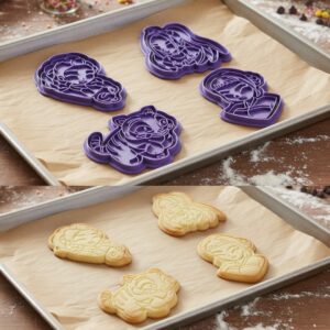 4-pack Huntrix kakformar | Playdough-form