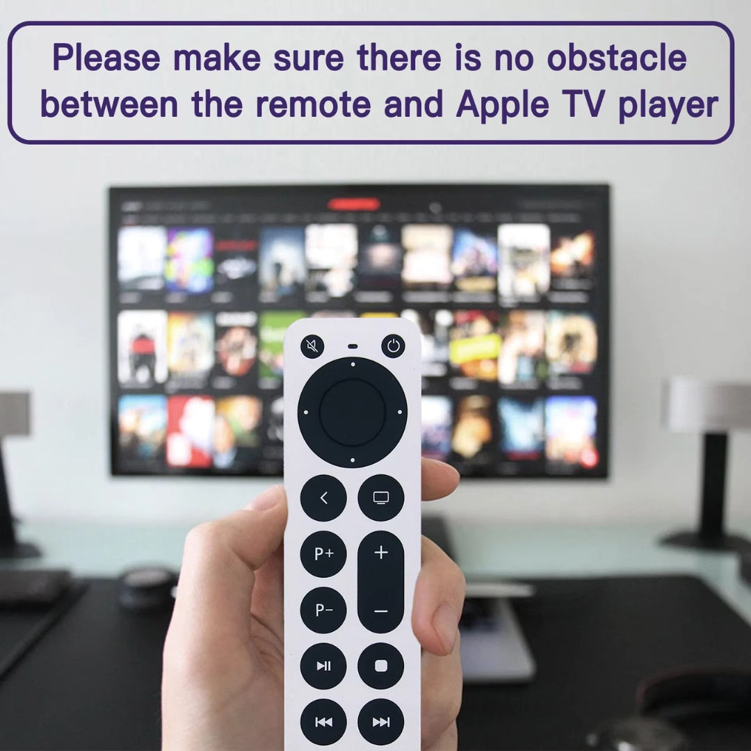 Ersättningsfjärrkontroll kompatibel med Apple TV Gen 1 2 3 4