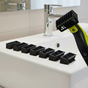 7 kammar kompatibla med Philips OneBlade 0,75–5 mm