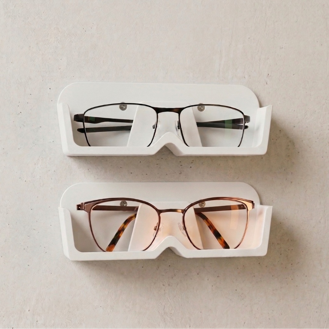 2-pack väggfäste för glasögon | Glasögonorganisatör och displayställ