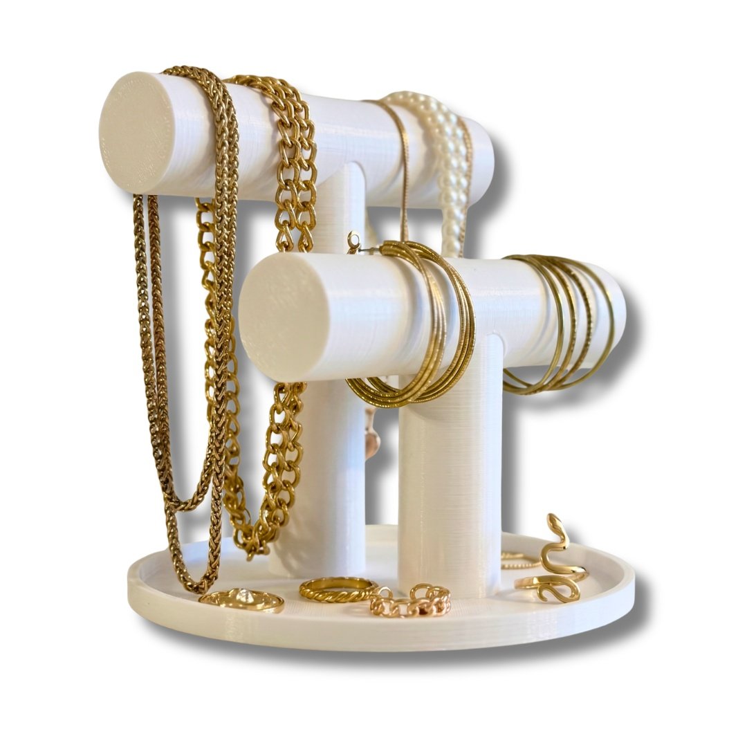 Litet Pillar Armband Halsband & Ringställ