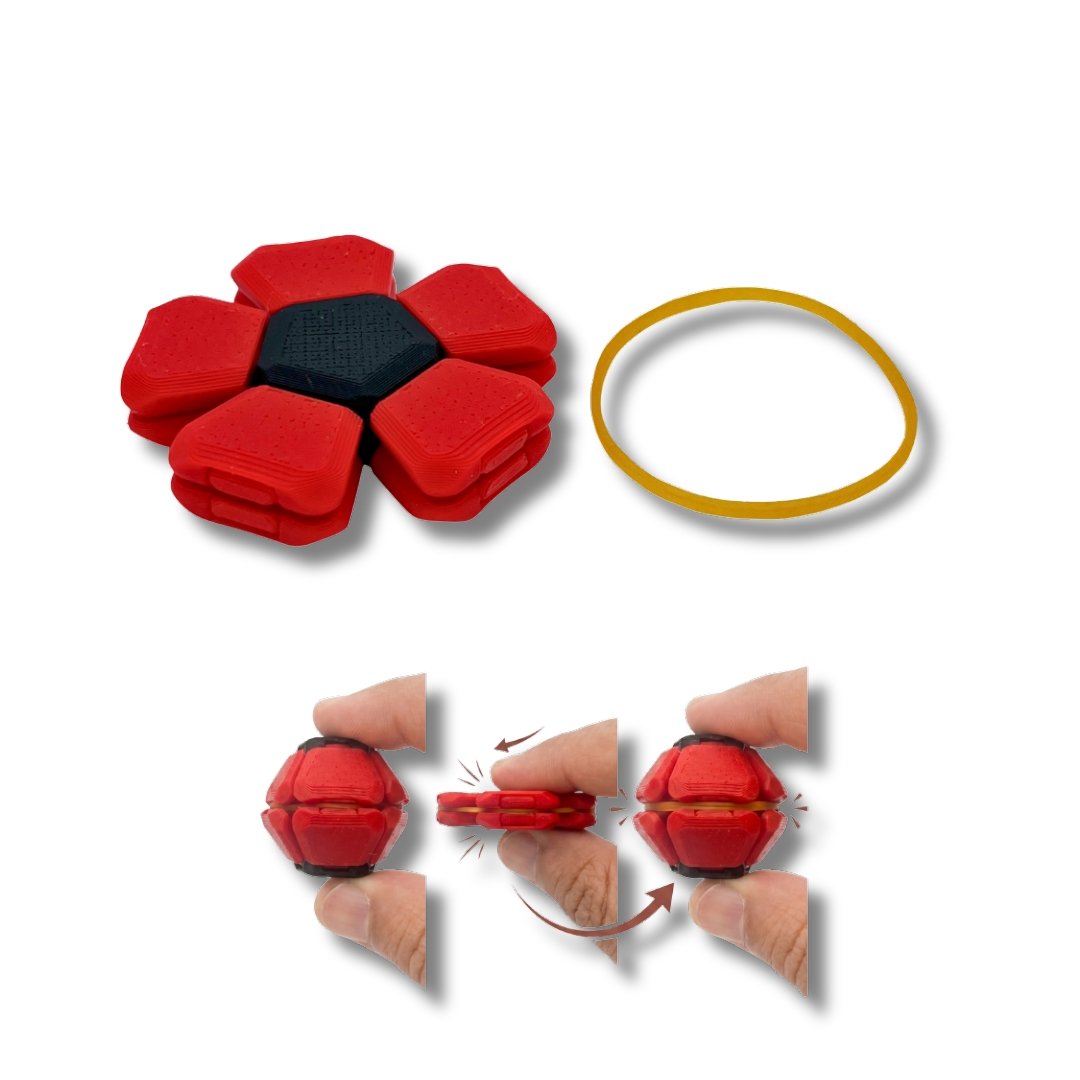 PentaClick Fidget Clicker – Sensorisk knäpp och klämleksak