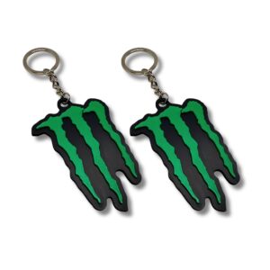 2x Monster energidryck nyckelring