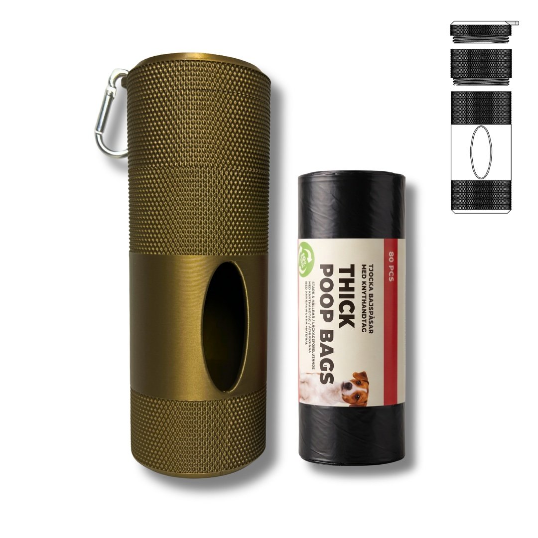 PoochPod | Bajspåseautomat med godbitsförvaring L