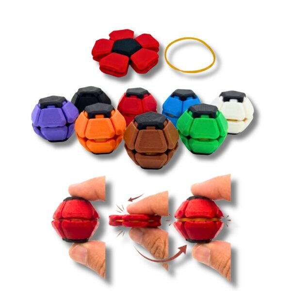 PentaClick Fidget Clicker – Sensorisk knäpp och klämleksak