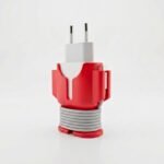 Kompakt reseladdare och kabelorganisatör kompatibel med Apple Charger