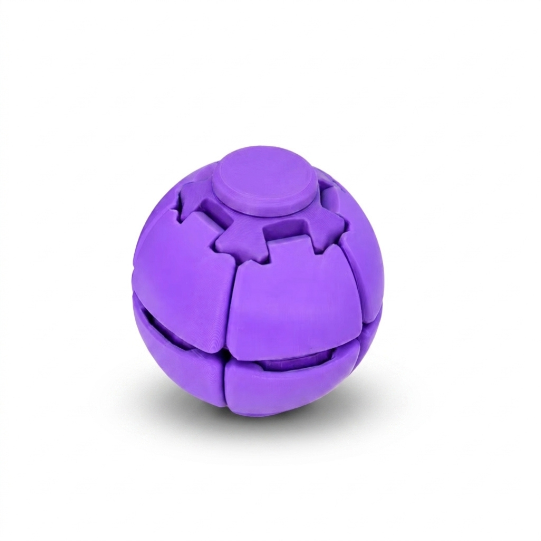 Tryck och snurra Fidget Squishy stressbollleksak - HelixCore