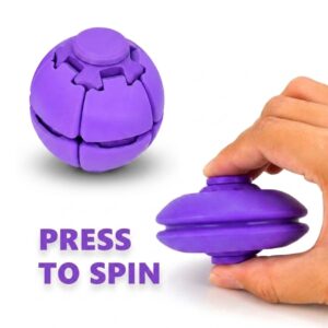 Tryck och snurra Fidget Squishy stressbollleksak - HelixCore
