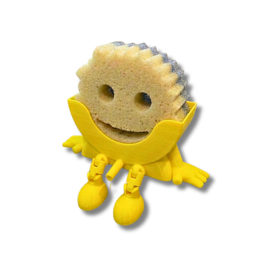 Hållare för Scrub Daddy | Svampbehållare med avlopp